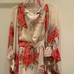 Betsey Johnson Flowy Floral Dress